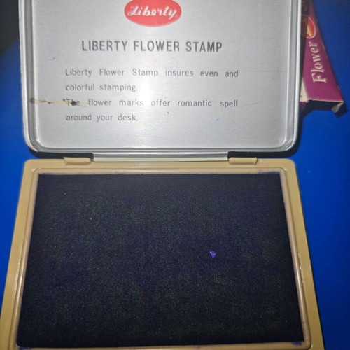Vintage Liberty Stamp Ink Box new