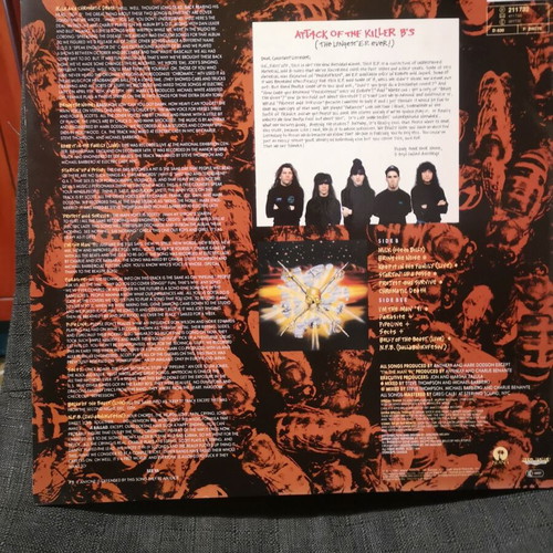Anthrax Attack of the killer B's LP μεταχειρισμένο, metal