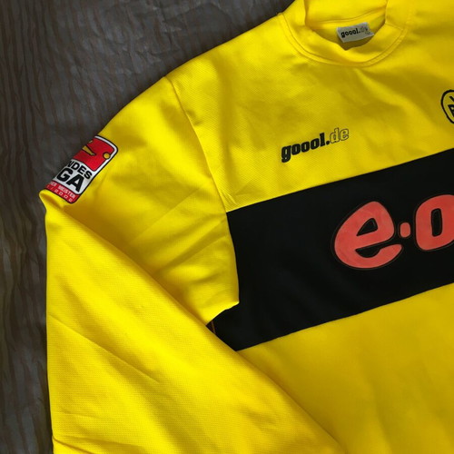 Borussia Dortmund Ewerthon Longsleeve Shirt used, retro jersey L