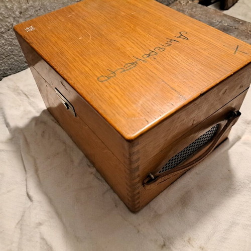 Ammeter used, very old, large 40×30×20 cm