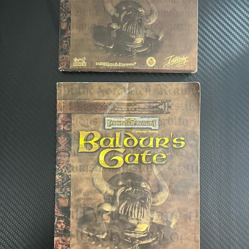 PC Game Baldur’s Gate Big Box used, CD ROM edition with manual