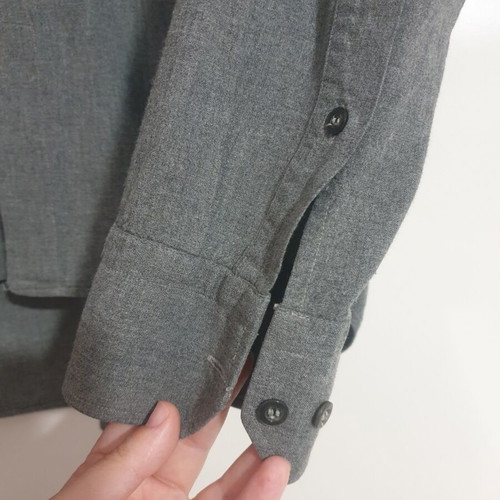 Zara men's gray shirt XL like new, rayon cotton blend