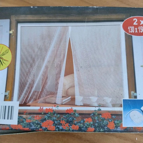 Mosquito net set 2 pcs 130x150 cm new