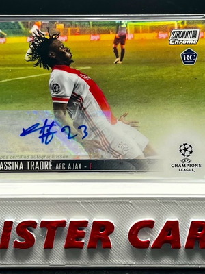 2020/21 Topps Stadium Chrome Lassina Traoré RC AUTO μεταχειρισμένο