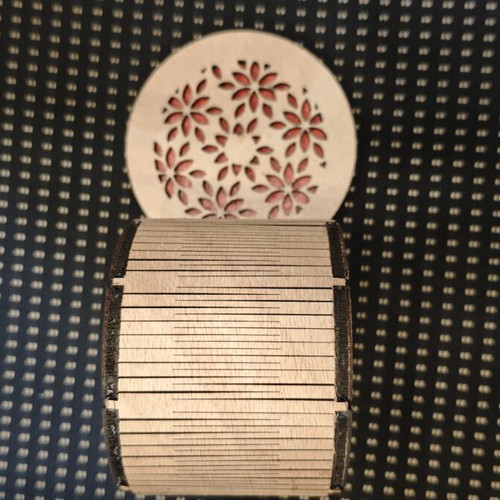 Carved wooden box for small items new, handmade
