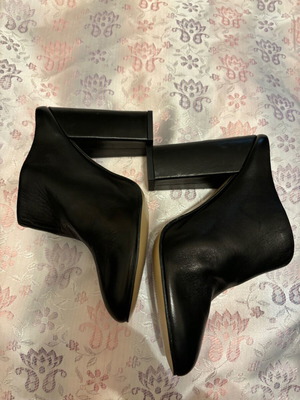 Bata mules new genuine leather black size 39