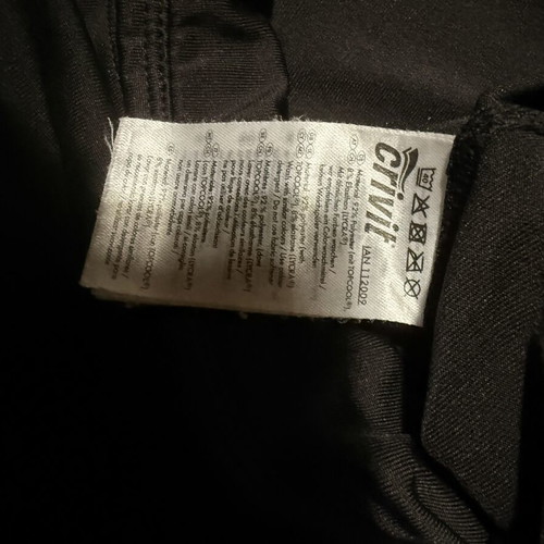 Crivit γυναικείες μαύρες αθλητικές κολάν 3/4, μέγεθος S