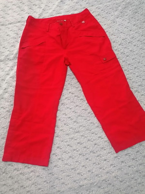 O'Neill Vintage Capri Pants Skater Red Size S Like New