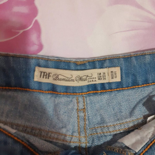 Zara denim shorts like new, blue turquoise