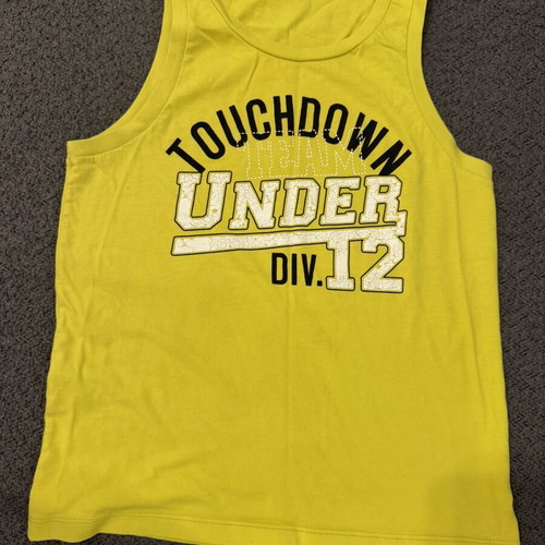 Benetton T-shirt yellow size 140 cm used for boys 8-9 years