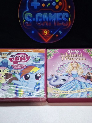 My Little Pony και Barbie DVD μεταχειρισμένα, αγγλικό ηχητικό