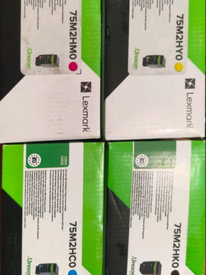 Σετ τόνερ Lexmark 75M2 High Yield, 4 χρώματα, σφραγισμένα