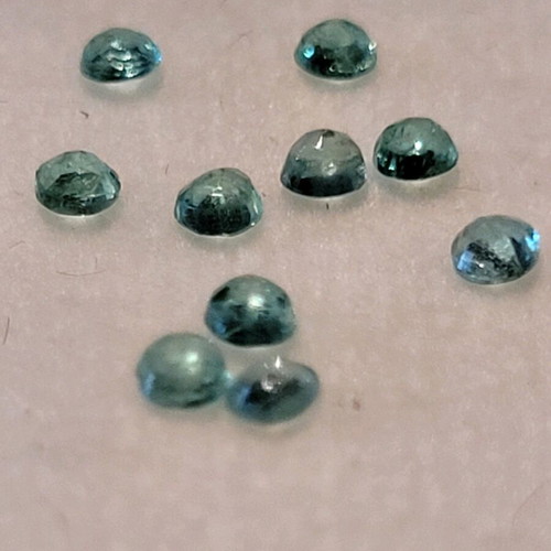 Natural emeralds new, pack of 10 pieces from Colombia