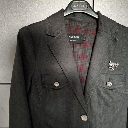 Denny Rose denim jacket grey-blue like new with lining