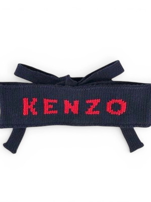 Kenzo navy wool collar-belt new with tags