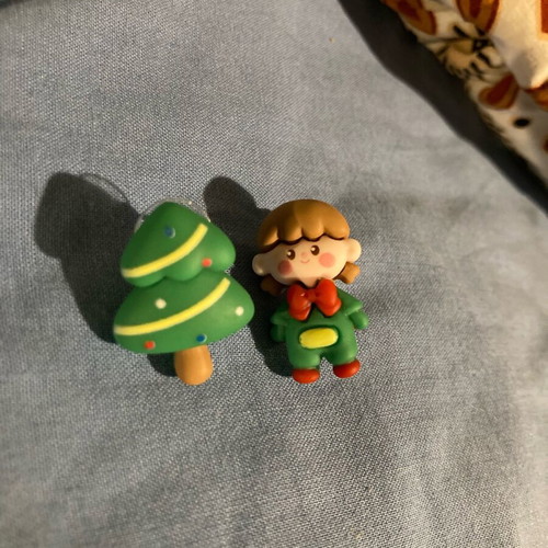 pair of stud earrings