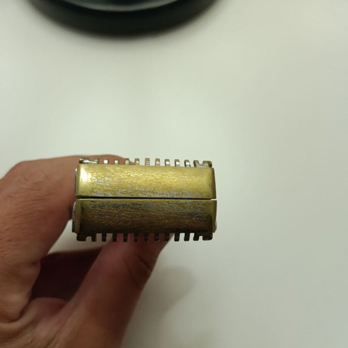 Gillette Aristocrat open comb razor used, 1930s England