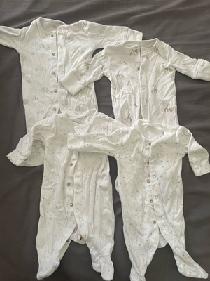 Next baby rompers like new, up to 1 month, all together