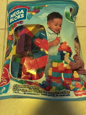 Fisher Price building blocks used, good condition