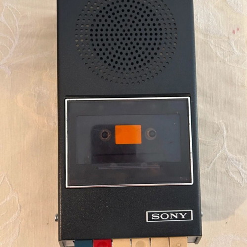 Sony TC60 cassette player 1971 with power cable