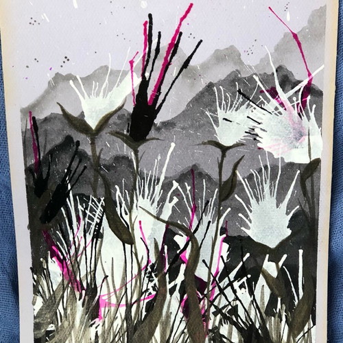 Watercolours and ink art new
