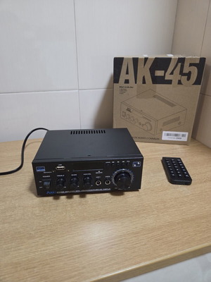 AK-45 Compact Mini Digital Stereo Audio Amplifier HiFi Class 2.0 Channel New