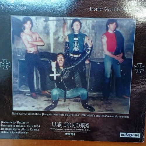 Bulldozer 7'' Fallen Angel vinyl like new, thrash metal from Italy