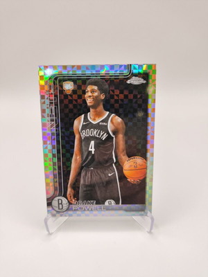 Topps Chrome Drake Powell Brooklyn Nets X-fractor card like new