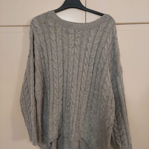 Atmosphere gray knitted sweater used, size S/M