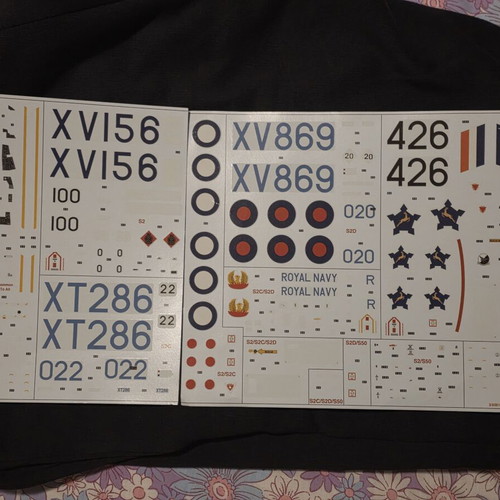 1/48 Airfix Buccaneer RAF decals like new