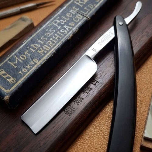Morihisa Japan Frameback 6/8 Straight Razor used