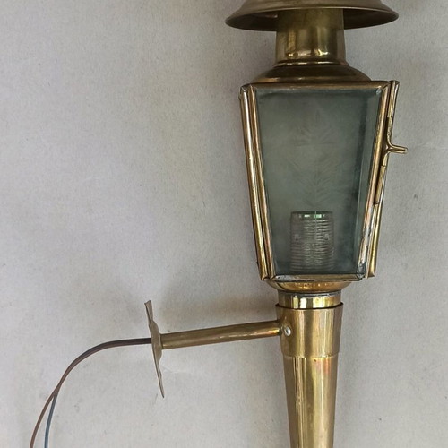 Prewar wall light from carriage