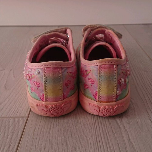 Lelli Kelly shoes size 30 like new, pink multicolor with unicorns