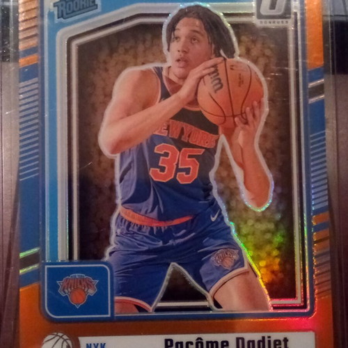 Pacome Dadiet 2024-25 Donruss Optic Rated Rookies Preview Orange Prizm card like new