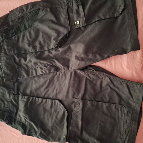 Stop work bermuda shorts new, black, size n58