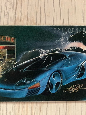Τηλεκάρτα Porsche γερμανική μεταχειρισμένη