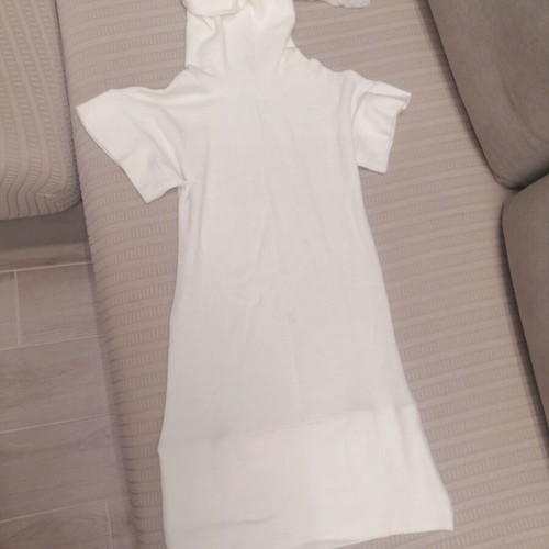 Women's blouse dress white, like new, size S