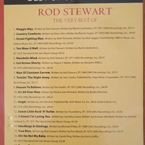 Rod Stewart The Best Of CD like new