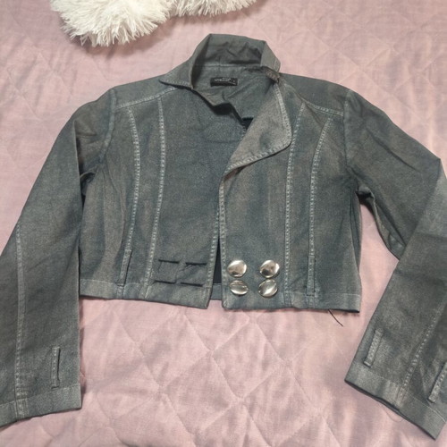 Denim jacket gray medium like new