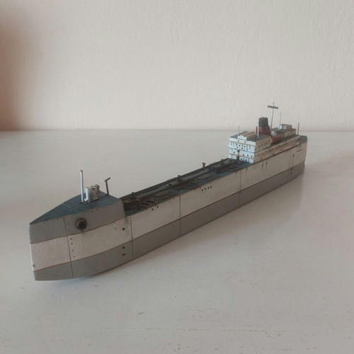 Decorative Handmade Ship Made From Recycled Materials