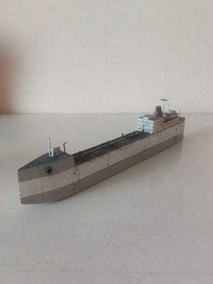 Decorative Handmade Ship Made From Recycled Materials