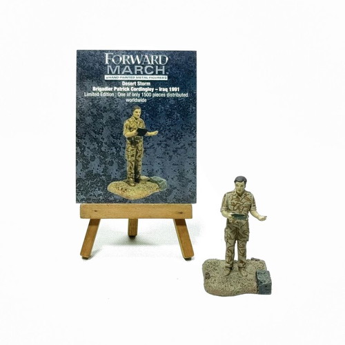 Corgi Forward March Brigadier Patrick Cordingley metal figure 1:32 scale like new