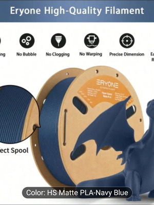 Eryone PLA filament 1kg new HS Matte Navy Blue