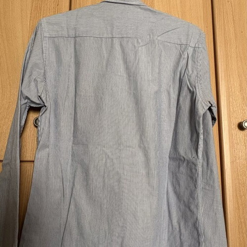 Explorer men's shirt blue with white stripes, size S, used