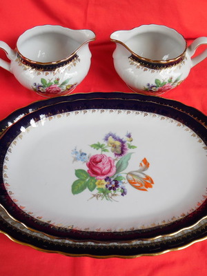 Vintage Winterling Bavaria две платки и две сосиера в много добро състояние