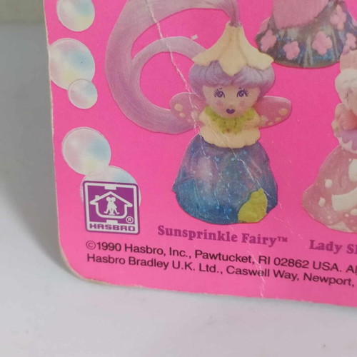 Bubblins Sunsprinkle Fairy Hasbro 1990 vintage new