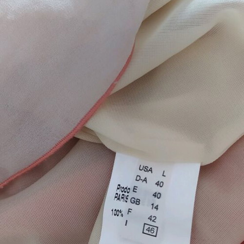 Cocktail dress made in Italy medium-large, like new, coral shades