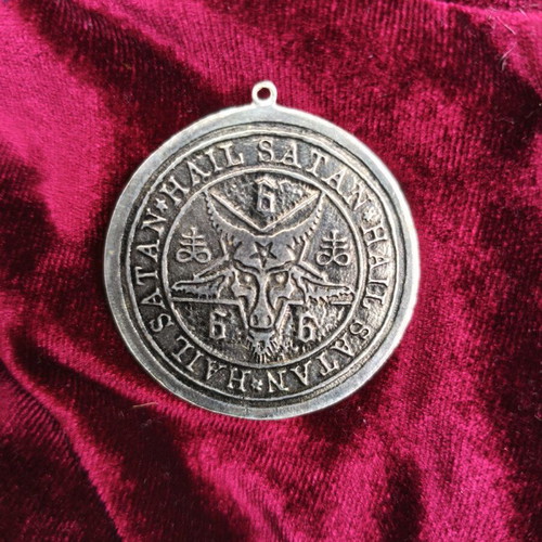 Baphomet Pendant new, silver