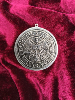 Baphomet Pendant new, silver