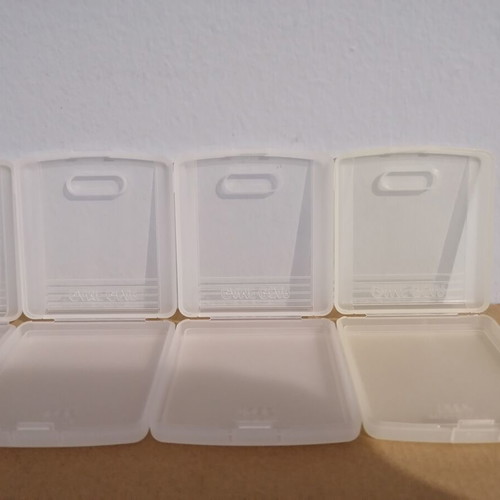 5 Sega Game Gear cartridge protective cases, 3 with themes
